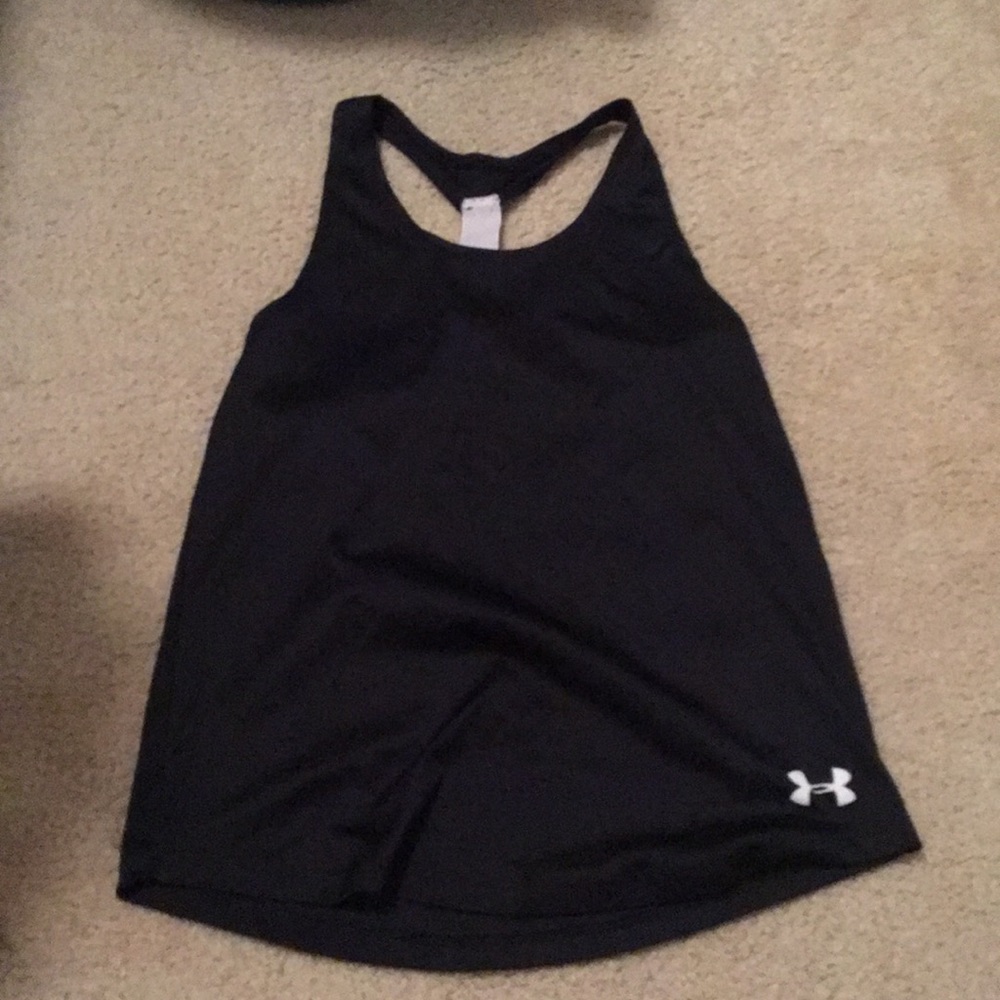 Black under armor sports tank